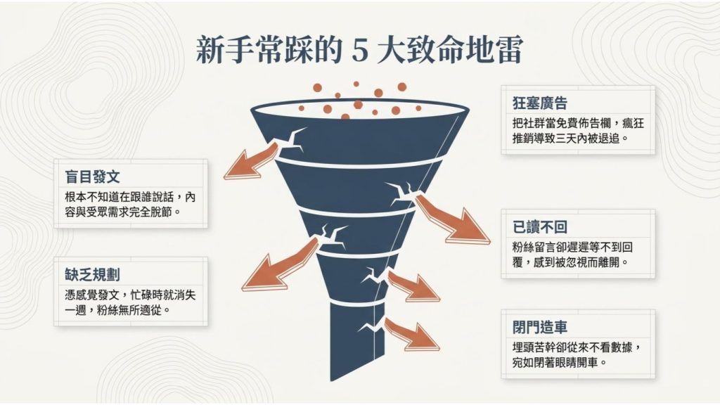 新手常見的 5 個誤區