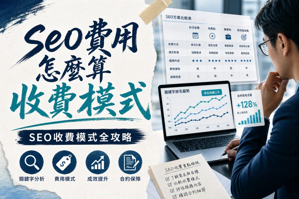 seo費用怎麼算收費模式
